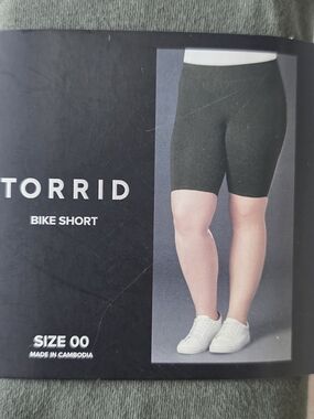 Torrid Olive Green Bike Shorts - Women's Stretch Biker Shorts